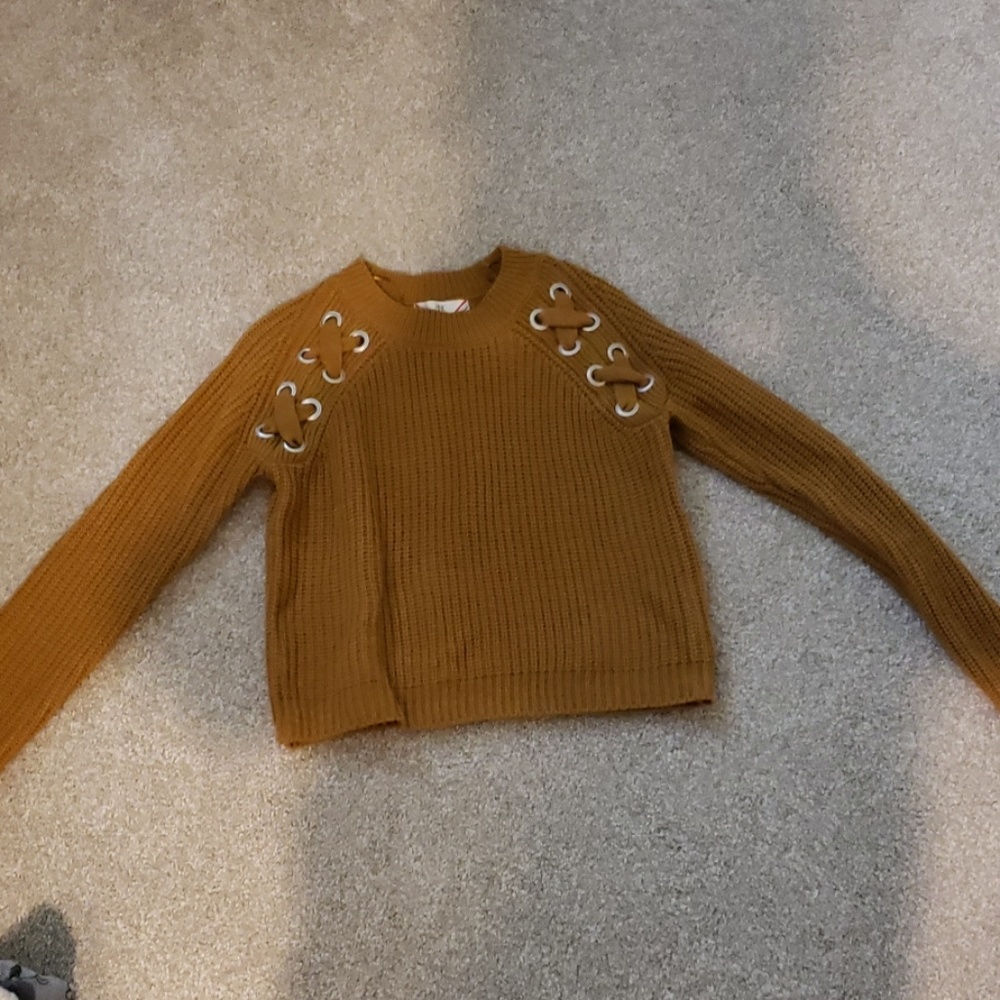 Dark orange sweater